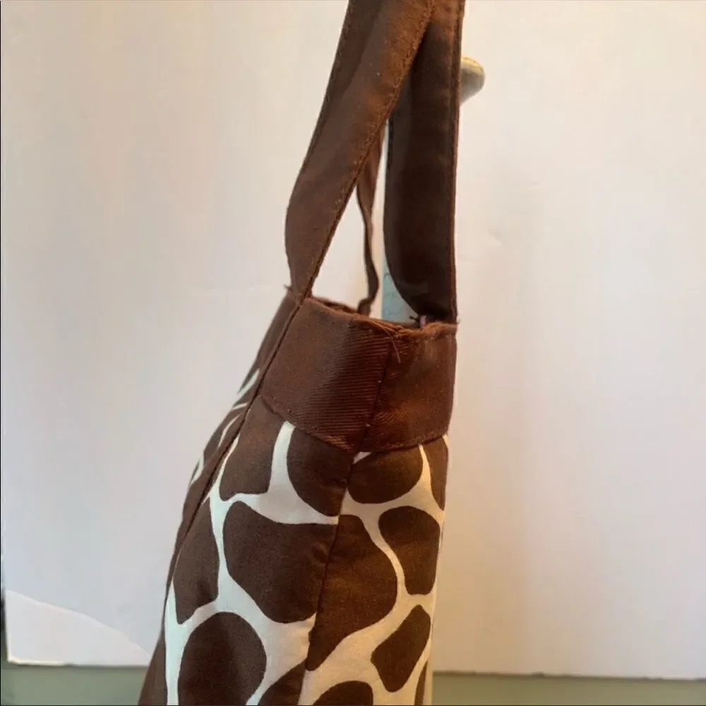 Gymboree Glamour Safari Tote Purse Giraffe Print